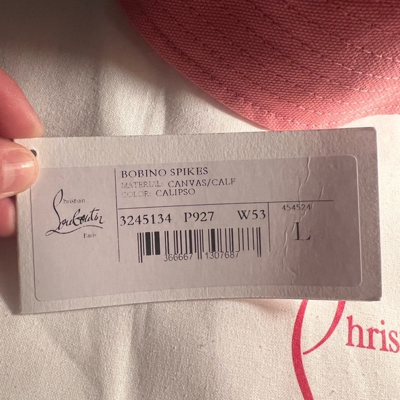 Christian Louboutin Pink Spiked bucket hat(nwt) - Picture 7 of 7